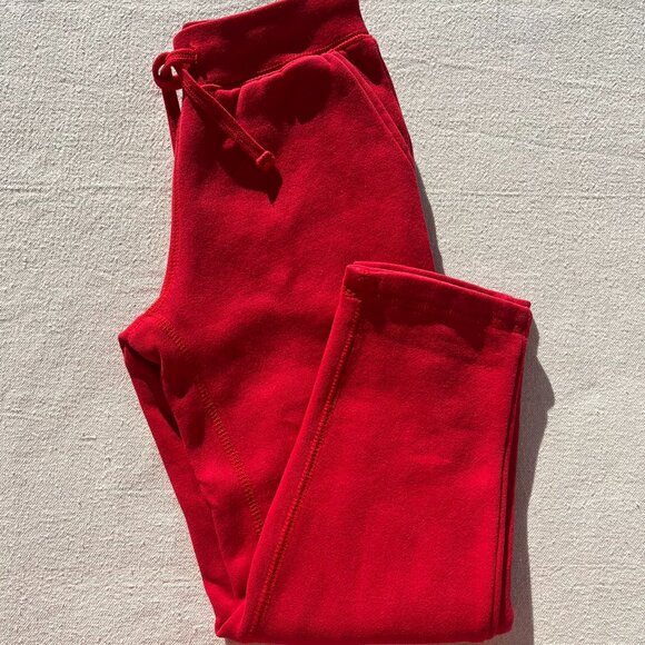Primary Cozy Fleece Sweatpants, Size 6, Cherry, VGUC - Picture 2 of 9